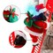 Electric Climbing Santa Claus Musical Xmas Toy Gift Decor with Rope Ladder